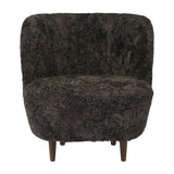 Stay Lounge Chair Small: Wood Legs + Oiled American Walnut