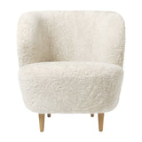 Stay Lounge Chair Small: Wood Legs + Semi Matt Lacquered Oak