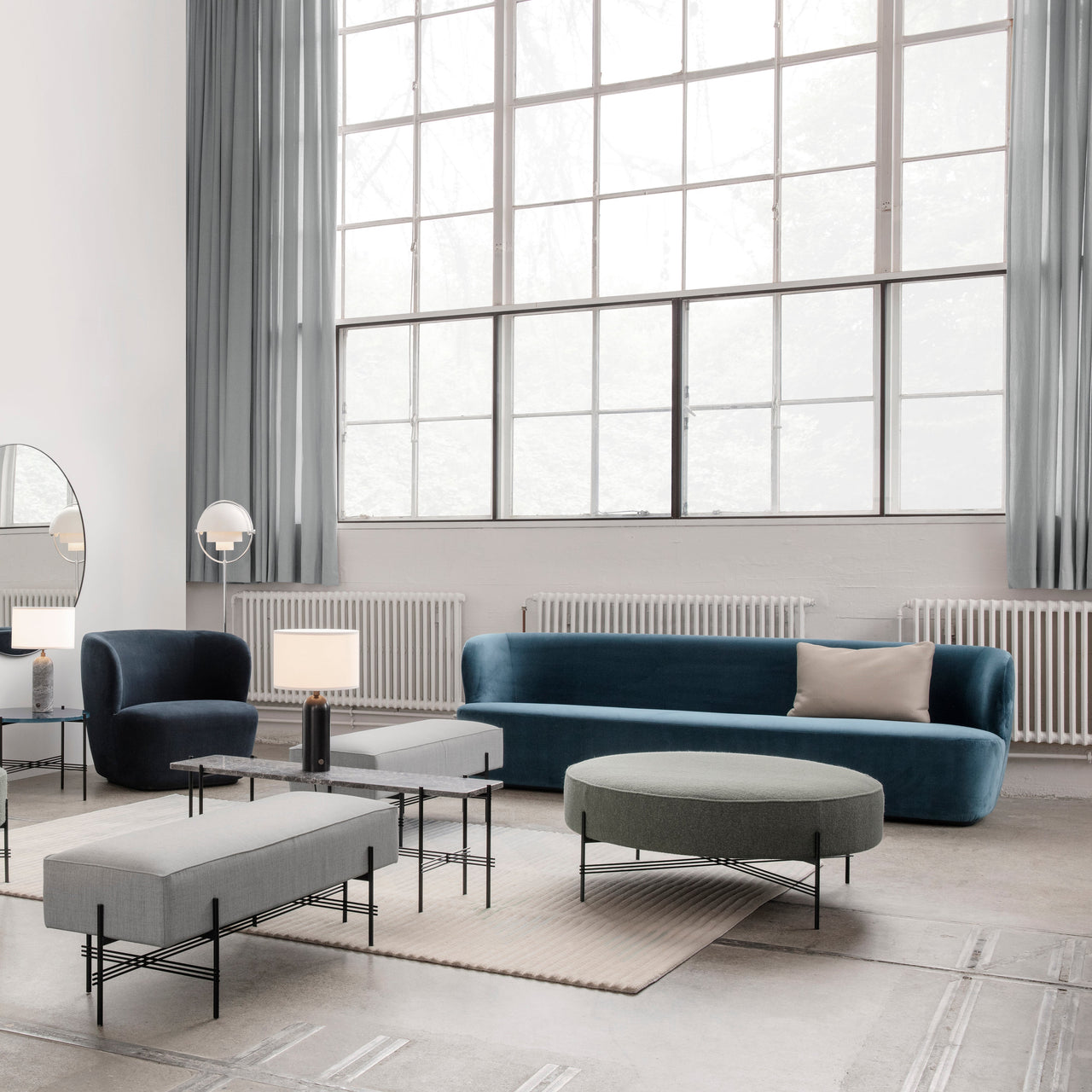 Stay Sofa: Black Base + LS