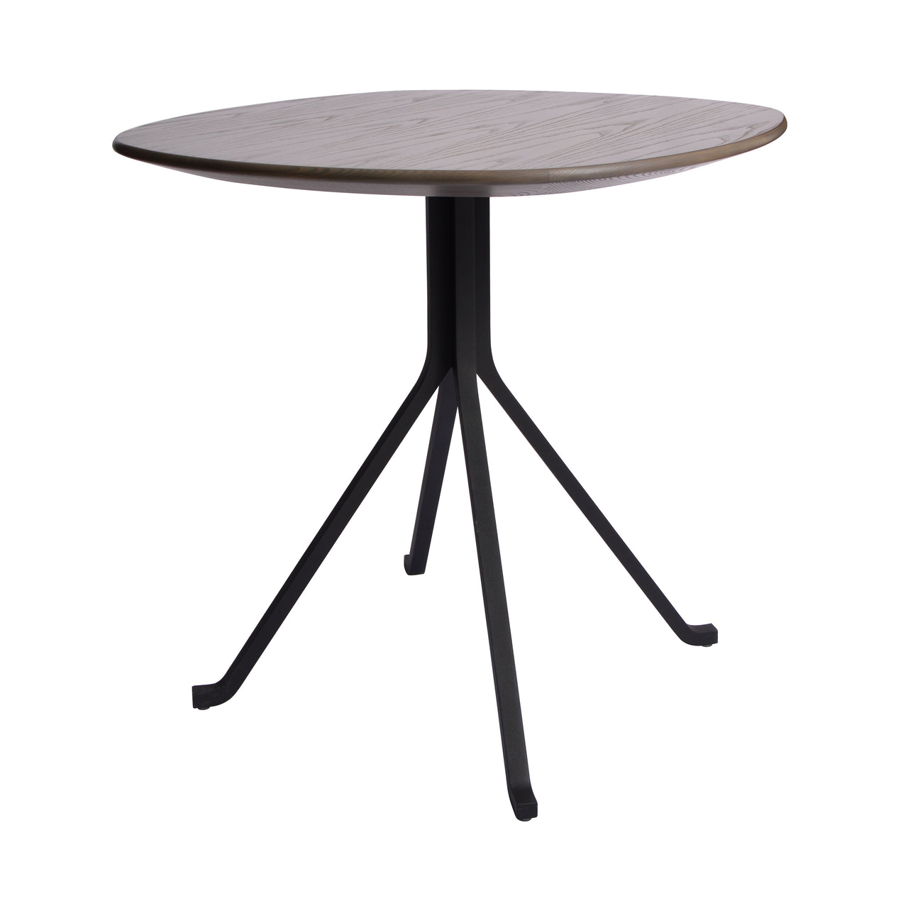 Blink Cafe Table: Wood Top + Dark Brown Oak