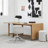 Swoon Dining Armchair: Swivel Base + LS