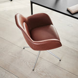 Swoon Dining Armchair: Swivel Base + LS