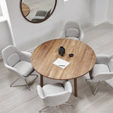Swoon Dining Armchair: Swivel Base + LS