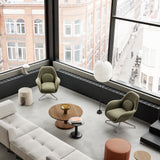 Swoon Lounge Chair Petit: Swivel Base + LS