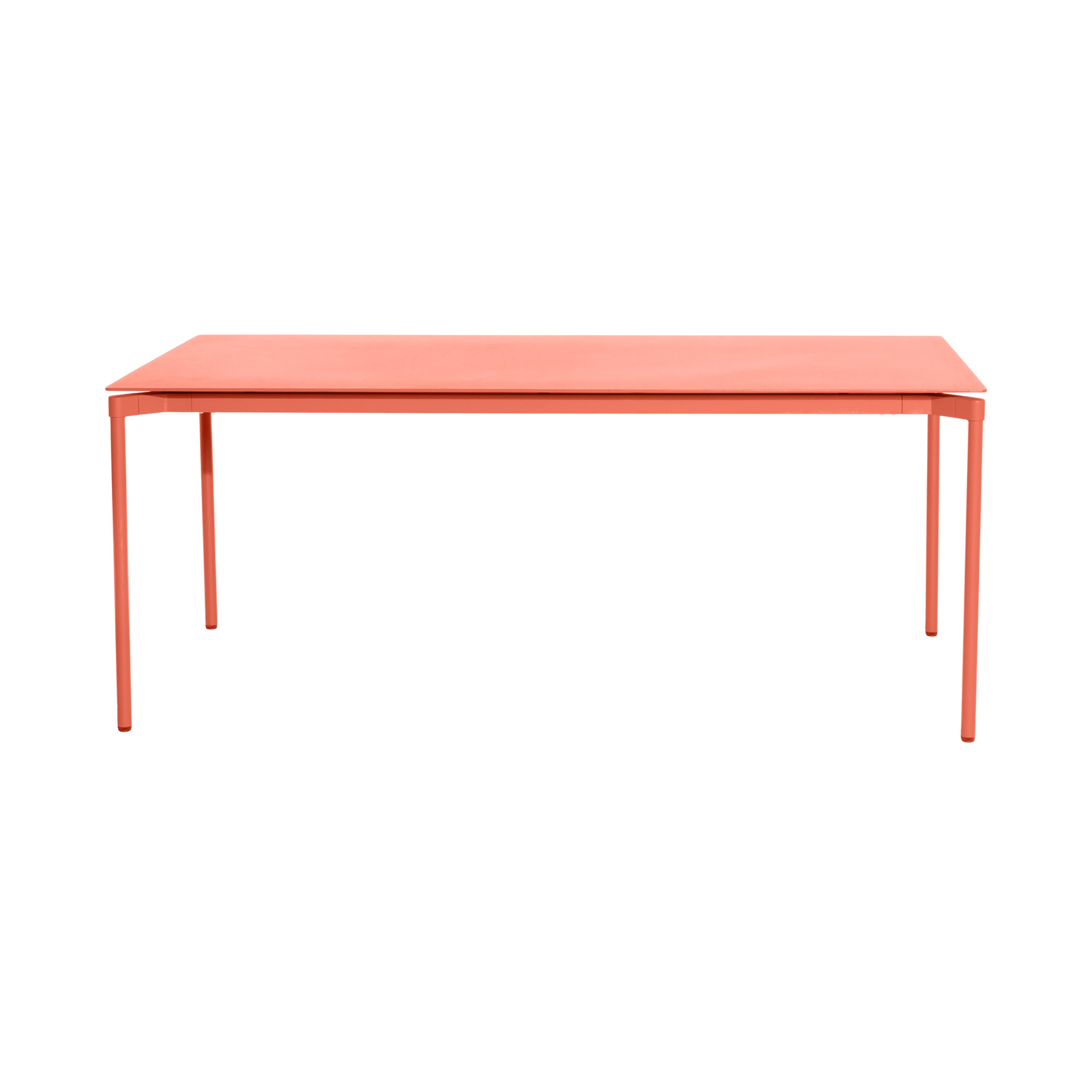 Fromme Dining Table: Outdoor + Rectangle + Coral