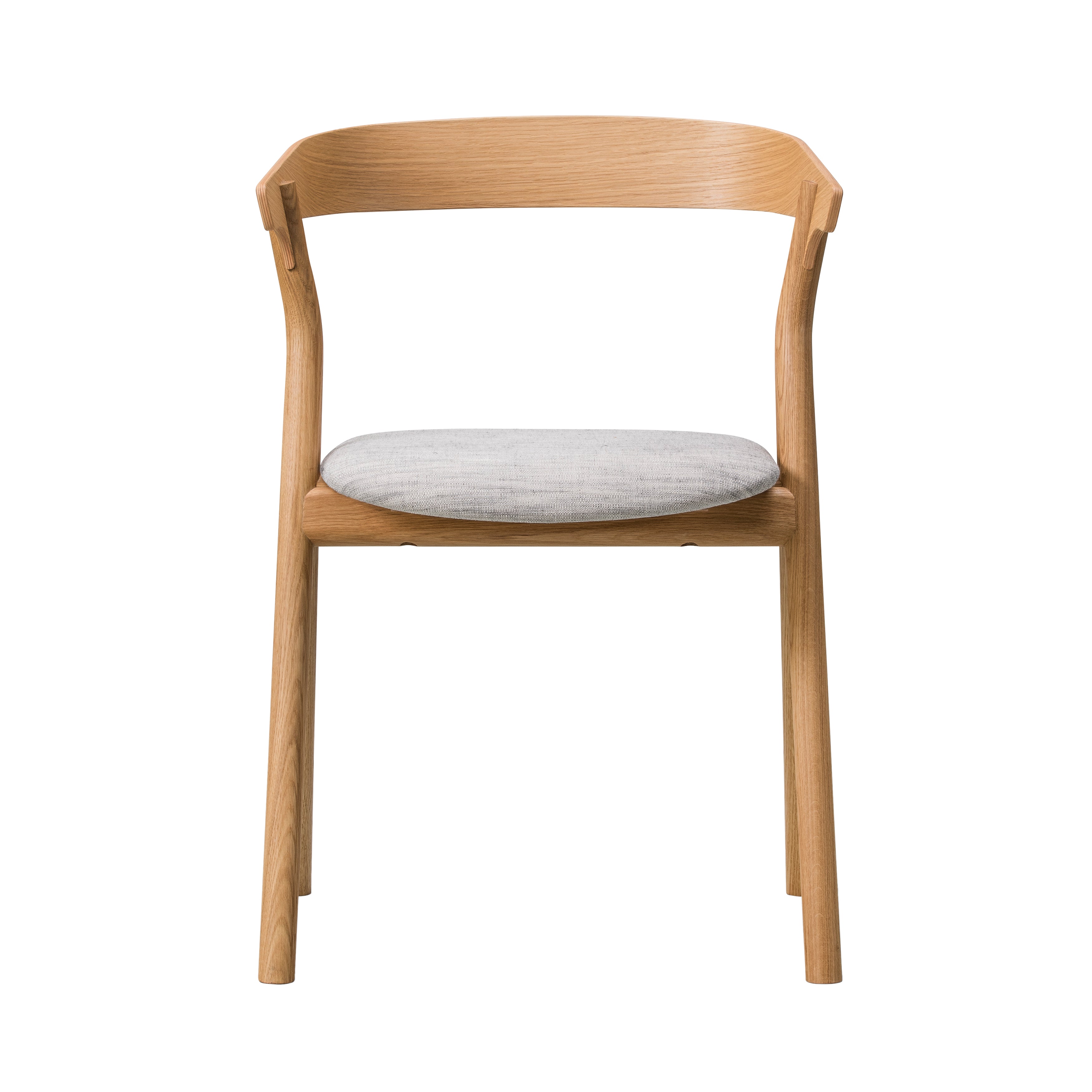 Yksi Chair: Seat Upholstered + Oiled Oak