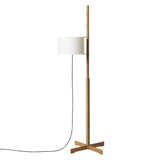 TMM Floor Lamp: White + Natural Oak