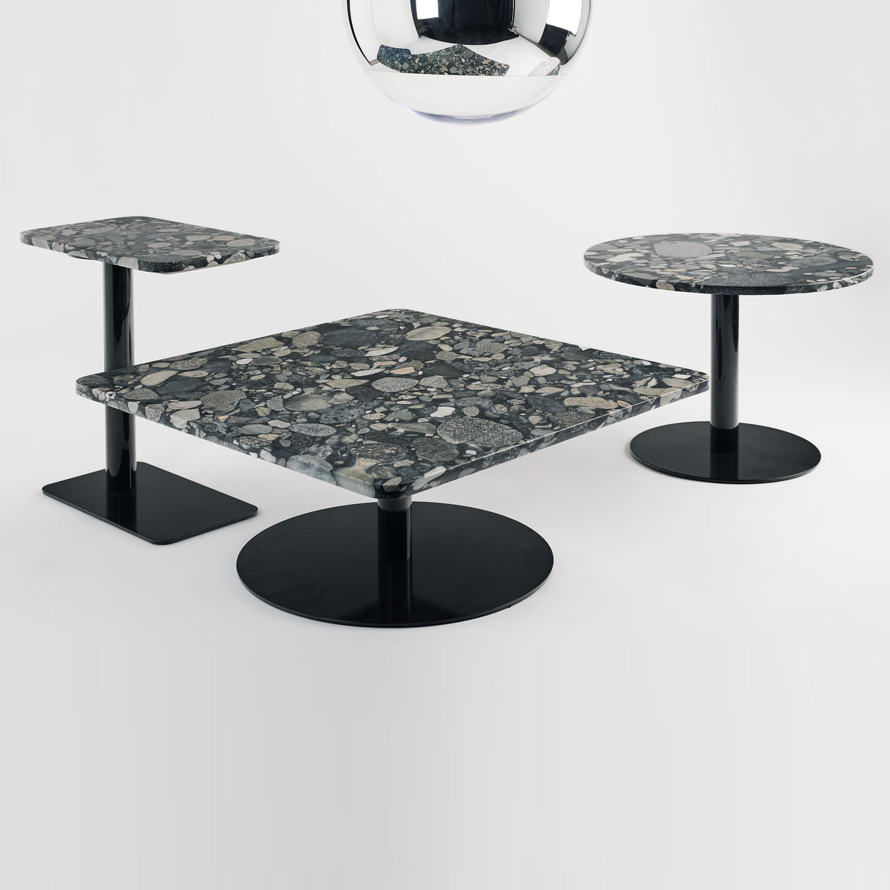 Stone Side Table: Circle