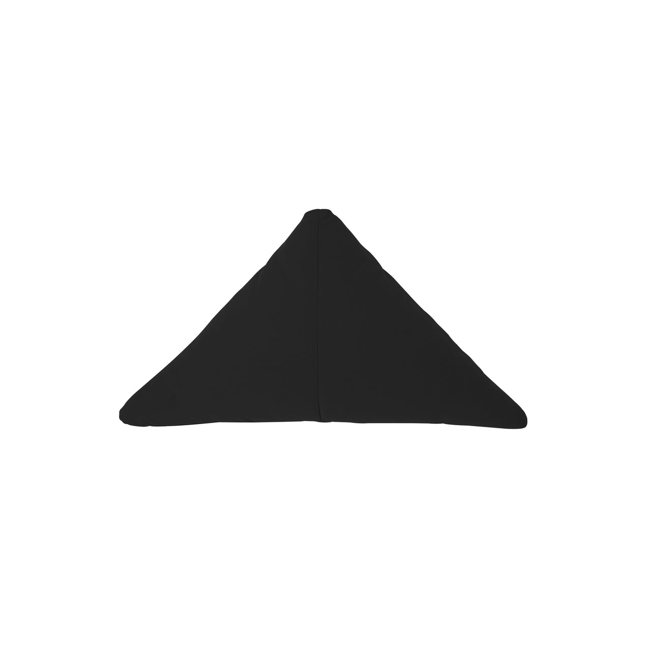 Triangle Throw Pillow: Black