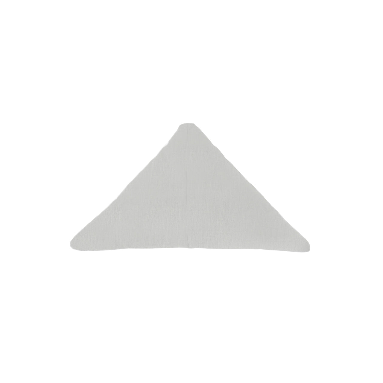 Triangle Throw Pillow: Granite