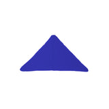 Triangle Throw Pillow: True Blue