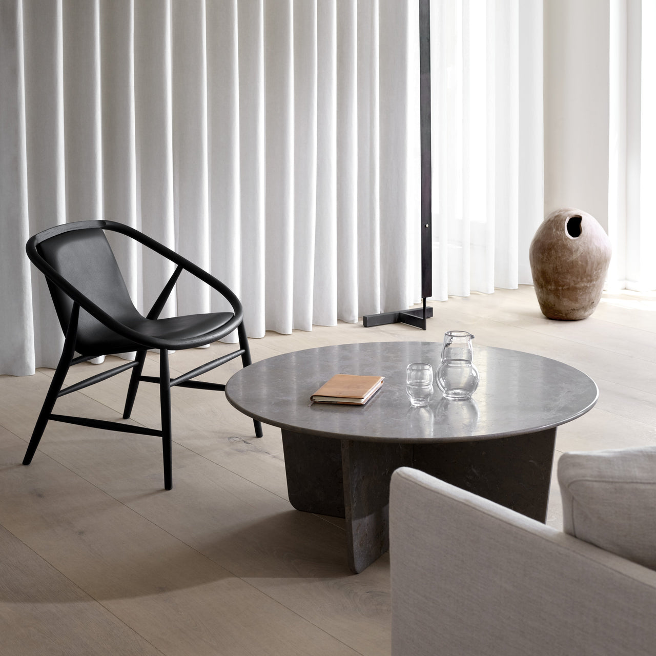 Tableau Coffee Table: Round + LS
