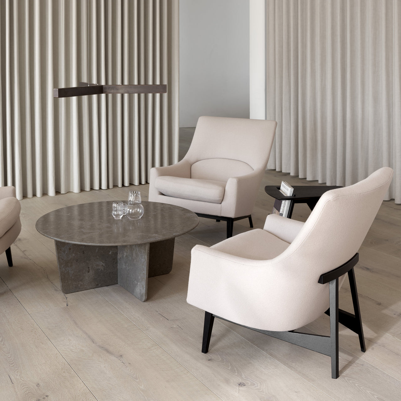 Tableau Coffee Table: Round + LS