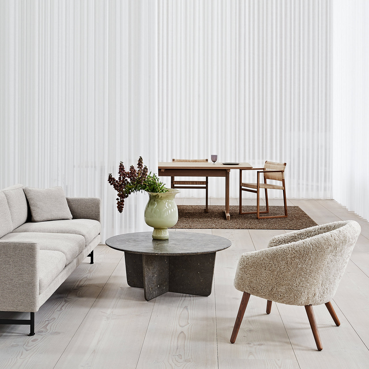 Tableau Coffee Table: Round + LS