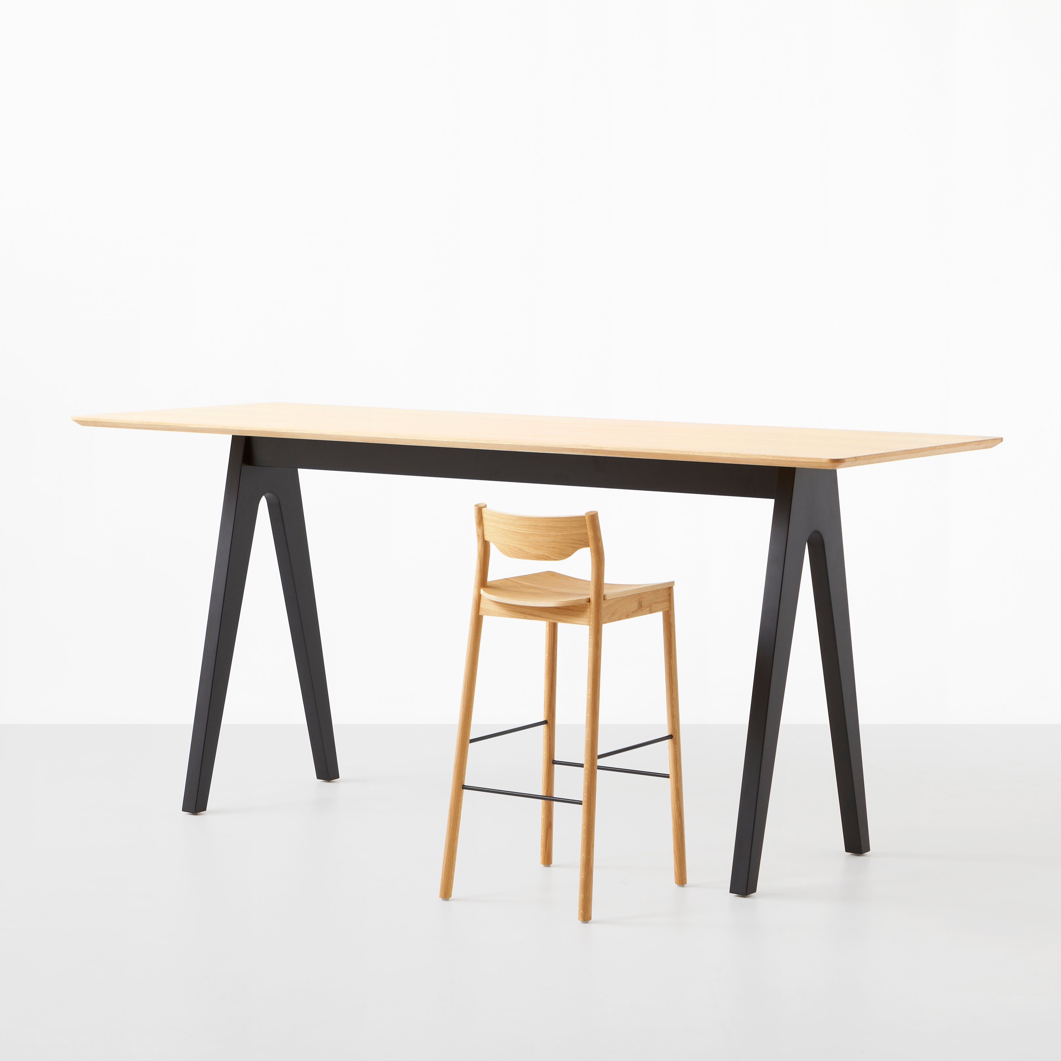 Tangerine Bar Stool + Back: LS