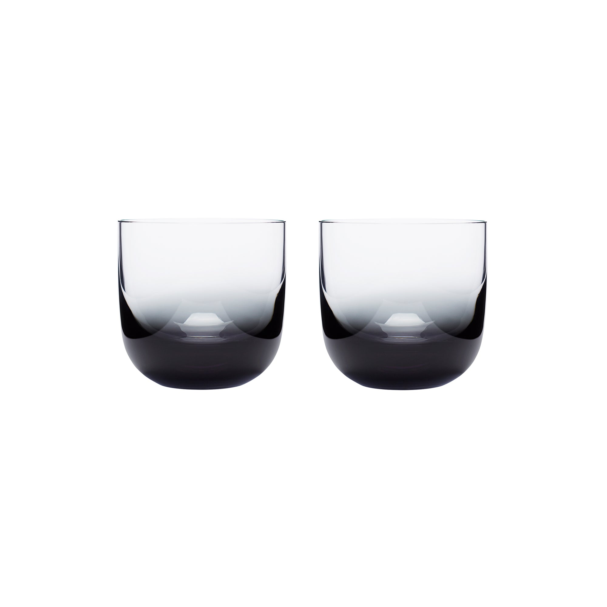 Tank Whiskey Tumblers: Black - Set of 2