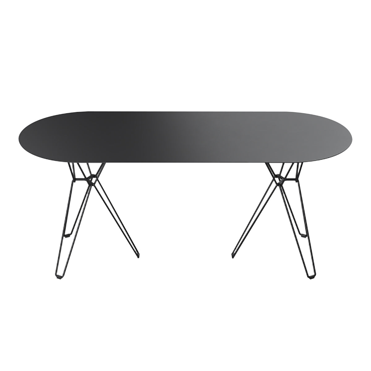 Tio Oval Dining Table: Black