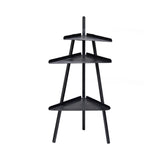 Trio Shelf: Black Stained Oak