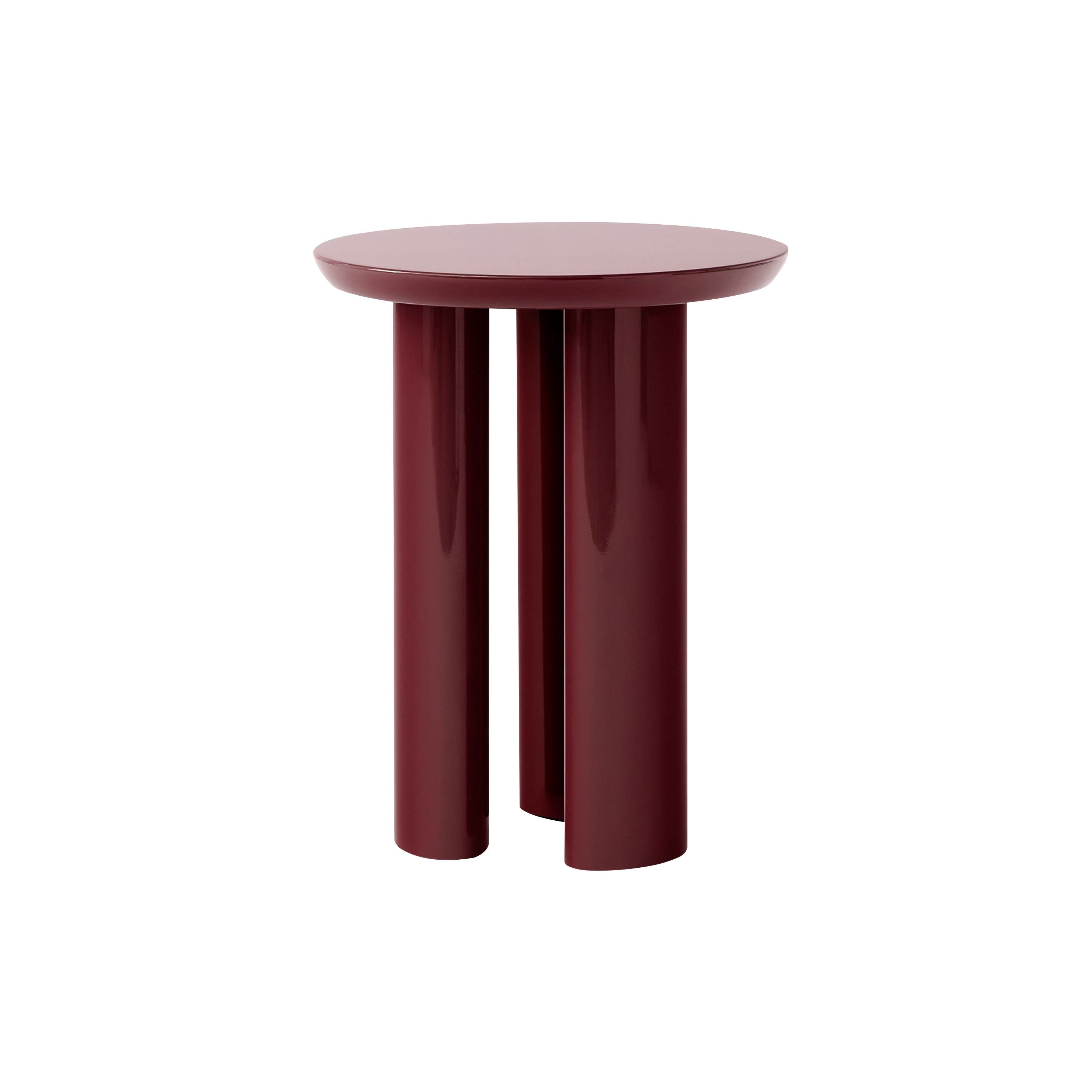 Tung Side Table JA3 : Burgundy Red