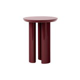 Tung Side Table JA3 : Burgundy Red