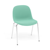Fiber Side Chair: A-Base with Linking Device + Recycled Shell + Upholstered