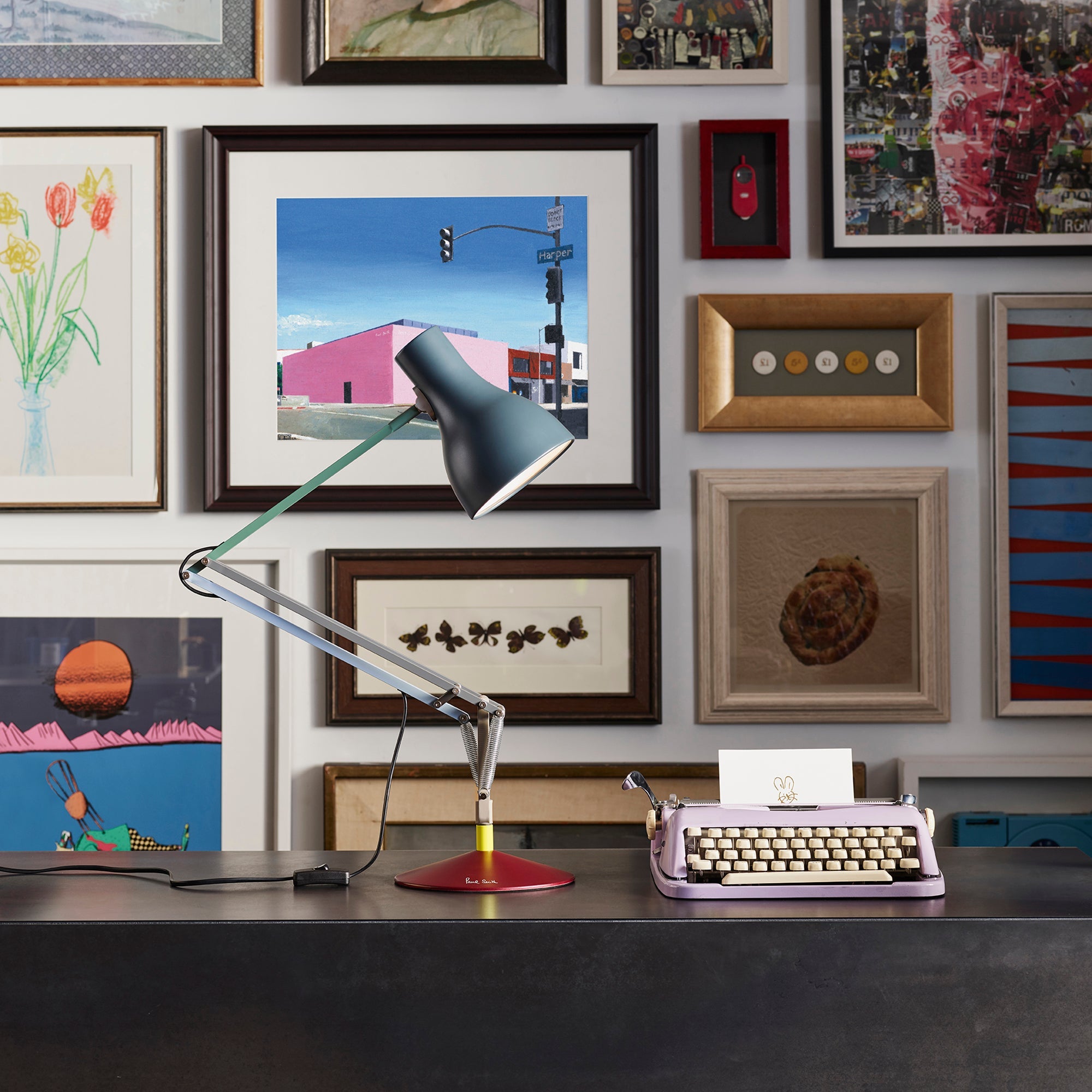 Type 75 Desk Lamp: Paul Smith Edition Four + LS