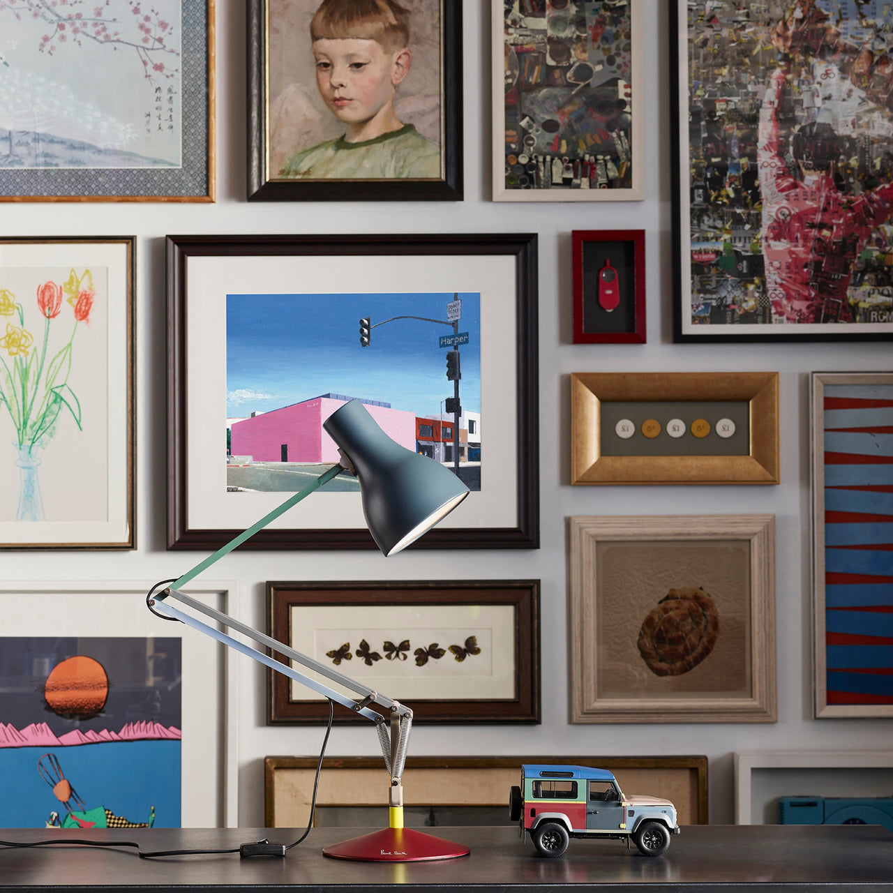 Type 75 Desk Lamp: Paul Smith Edition Four + LS
