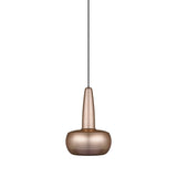 Clava Pendant: Brushed Copper + Black + Plug-in