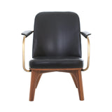 Utility Lounge Chair: Natural Walnut