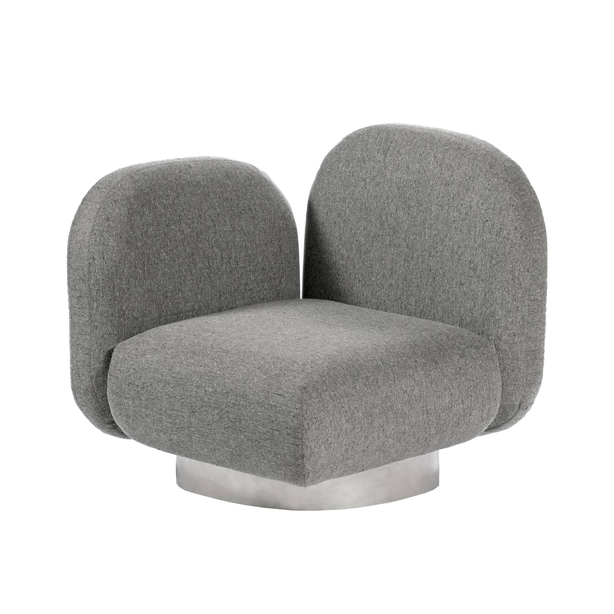 Assemble Corner Seat: Sevo Grey