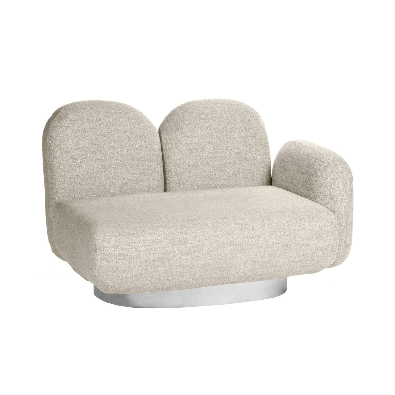 Assemble 1 Seat Sofa: Gijon Sand + With Left Arm