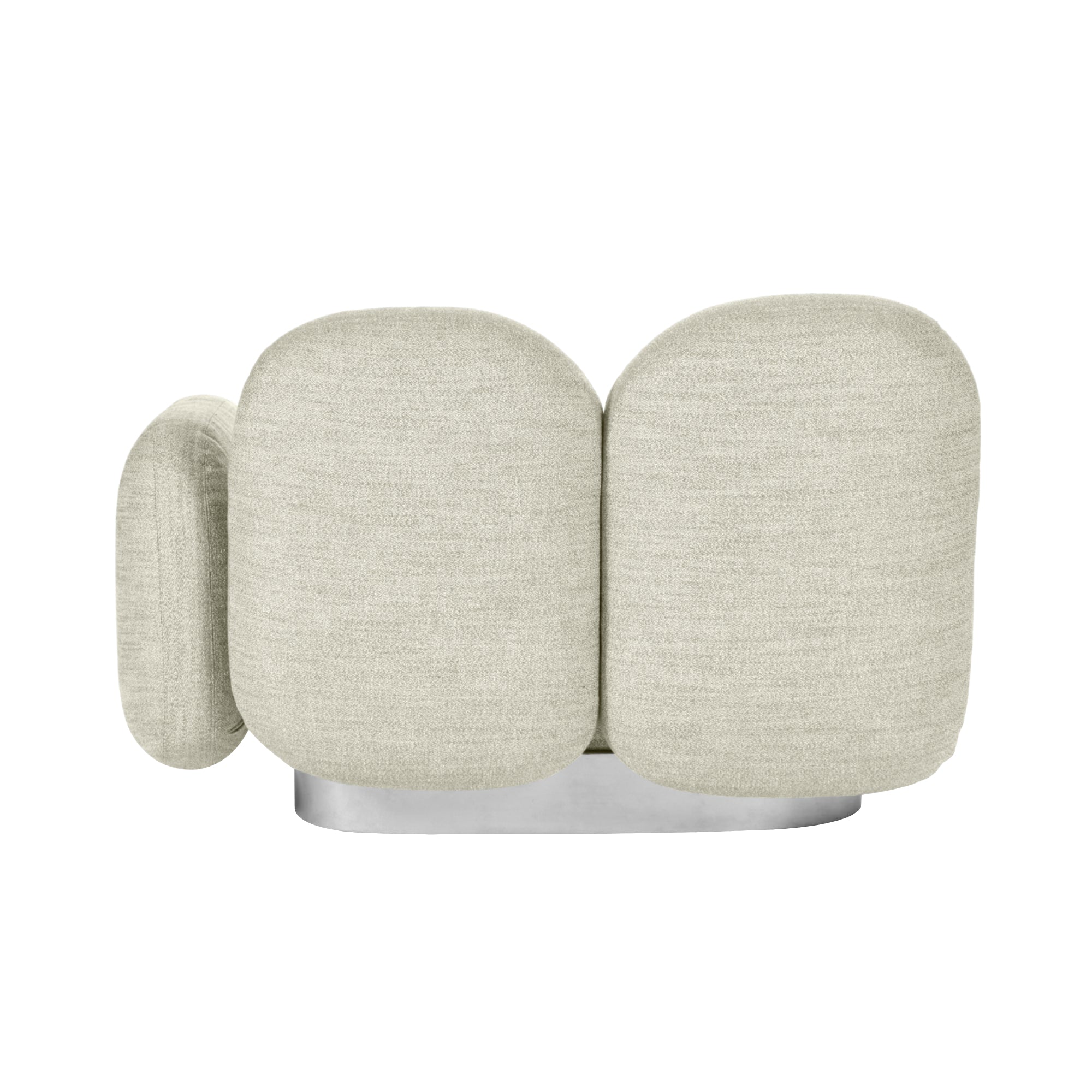 Assemble 1 Seat Sofa: Gijon Sand + With Right Arm