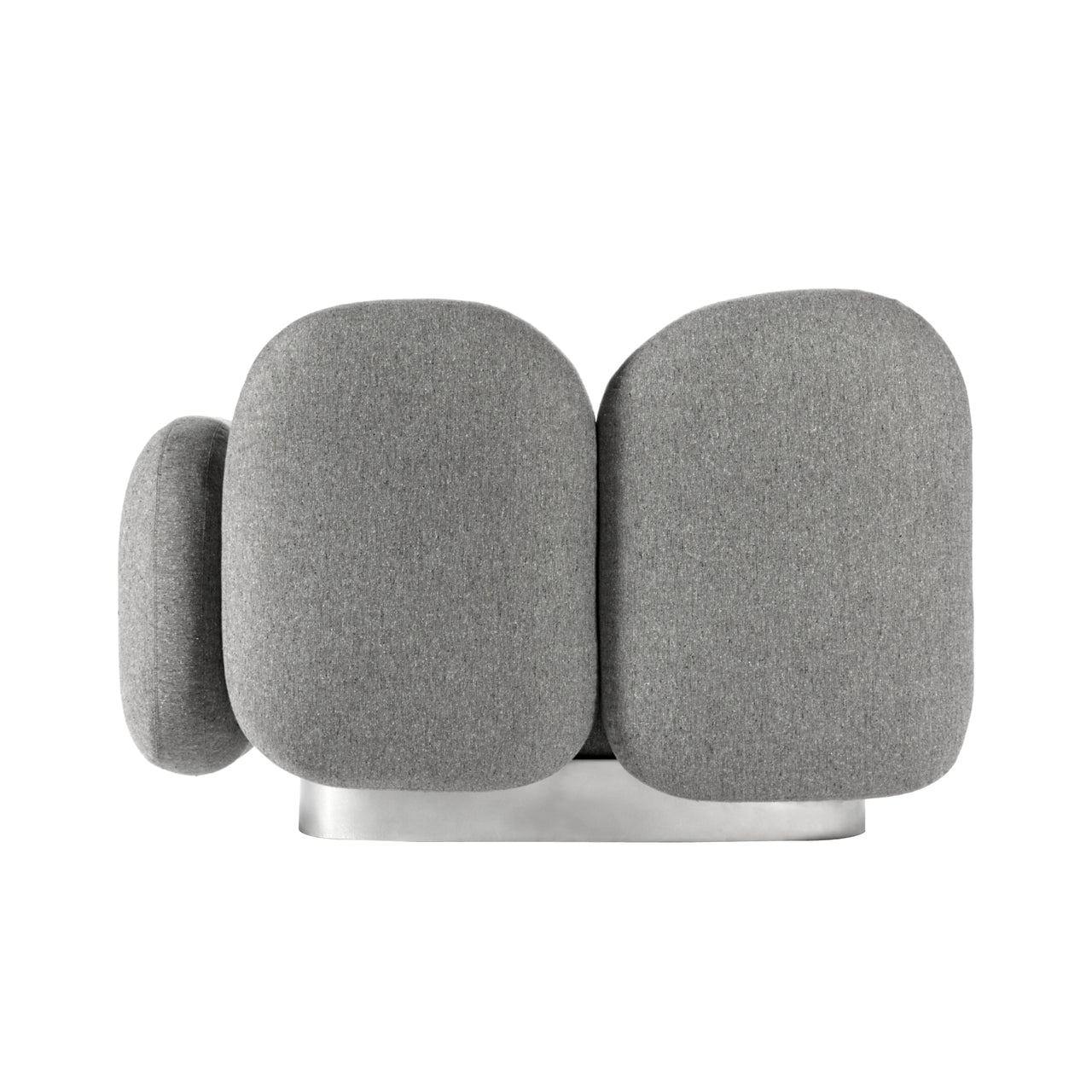 Assemble 1 Seat Sofa: Sevo Grey + With Right Arm