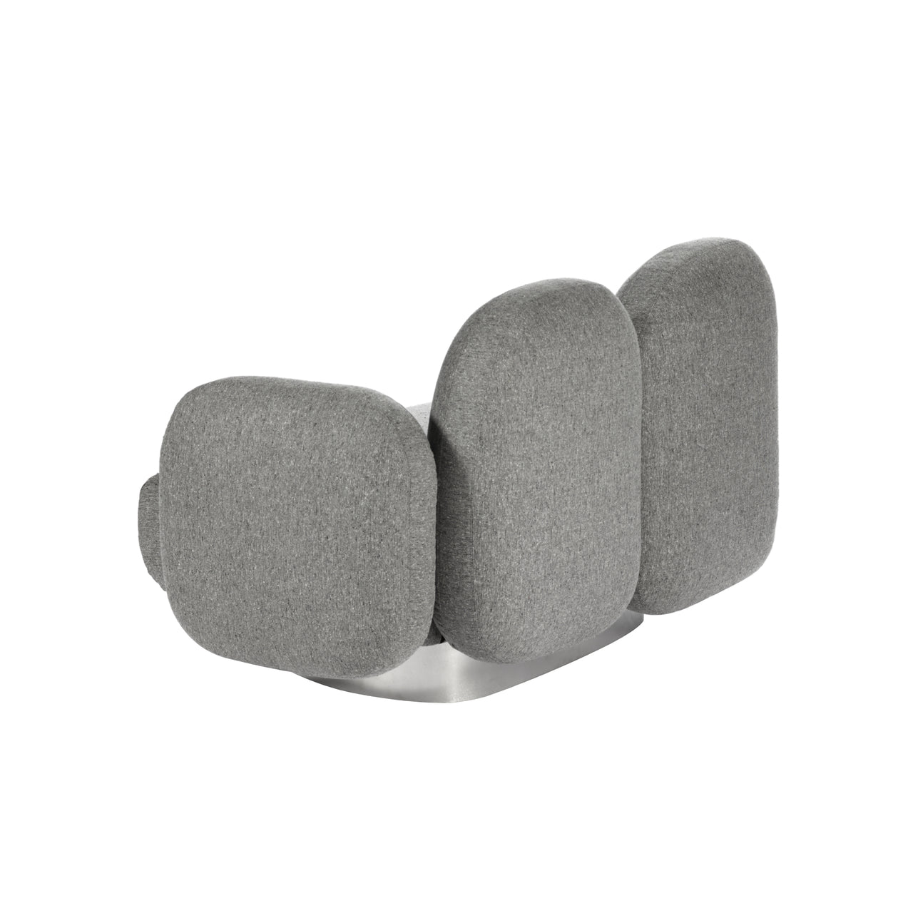 Assemble 1 Seat Sofa: Sevo Grey + With Right Arm