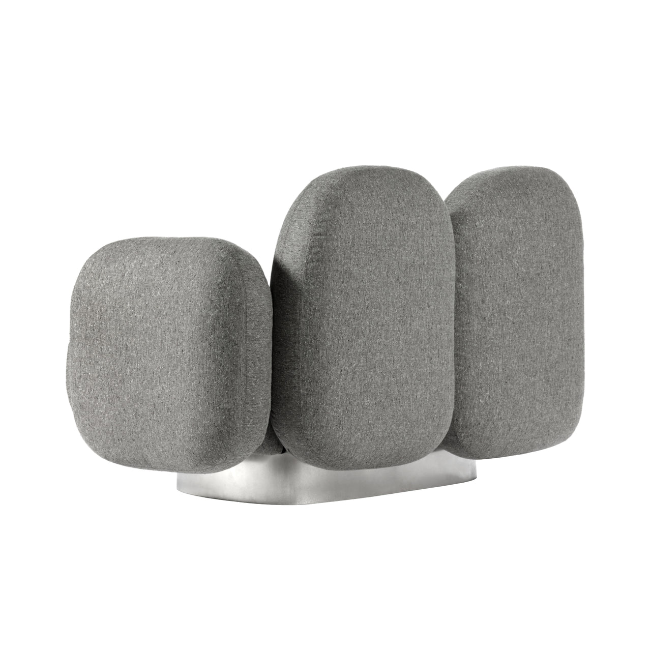 Assemble 1 Seat Sofa: Sevo Grey + With Right Arm