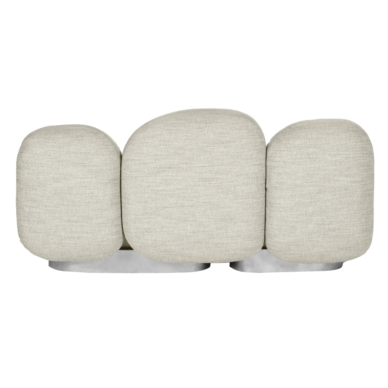 Assemble 2 Seat Sofa: Gijon Sand + Without Armrest