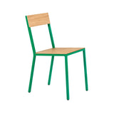 Alu Chair: Oak + Oak + Green