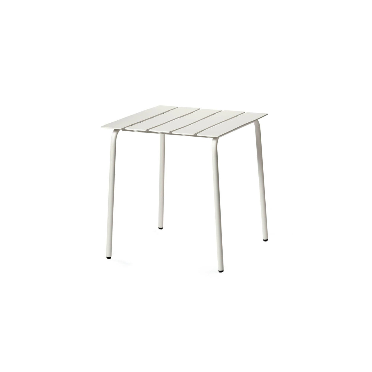 Aligned Outdoor Dining Table: Square + Off-White