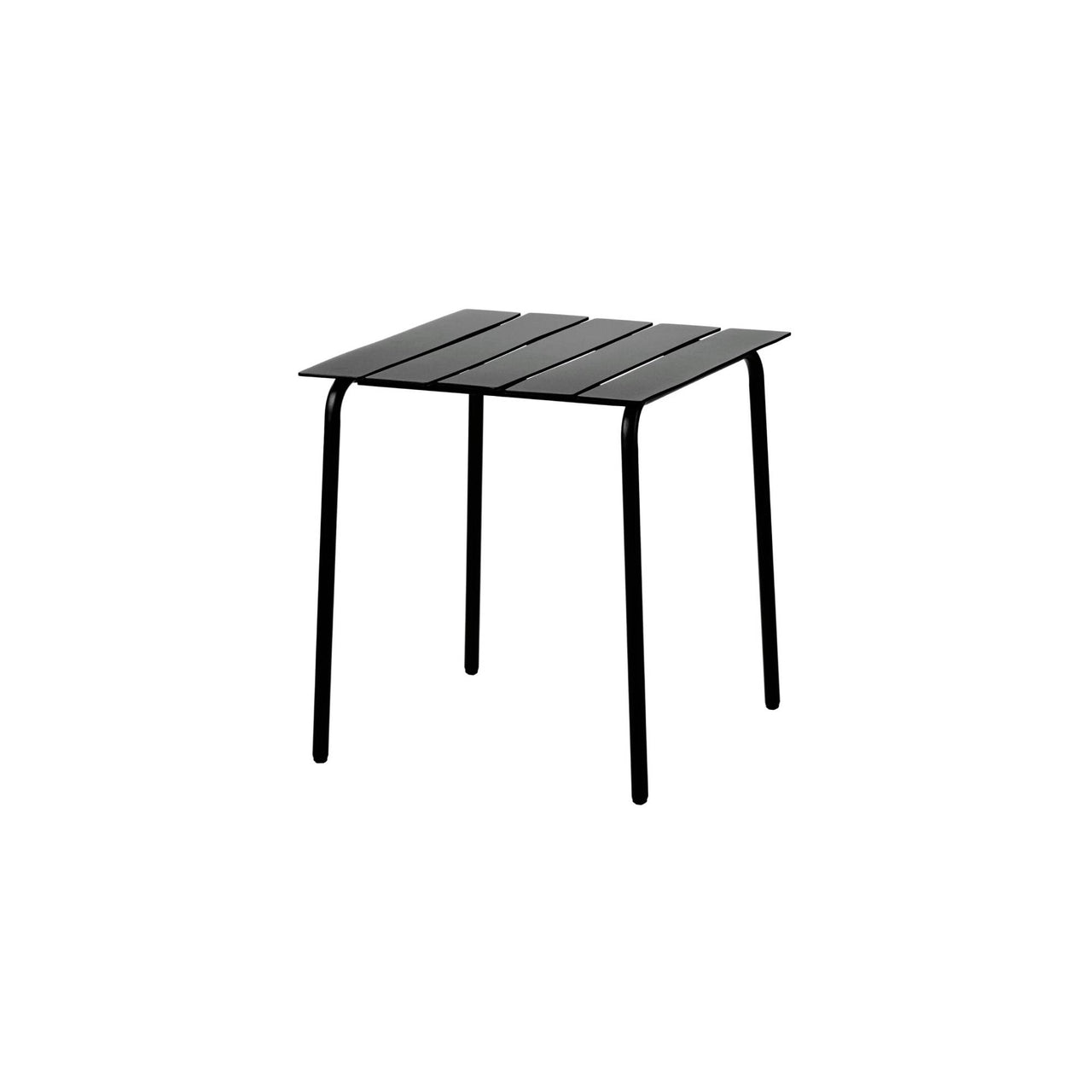 Aligned Outdoor Dining Table: Square + Black