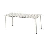 Aligned Outdoor Dining Table: Rectangle + Off-White