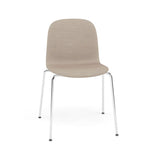 Visu Chair: Tube Base + Upholstered + Chrome