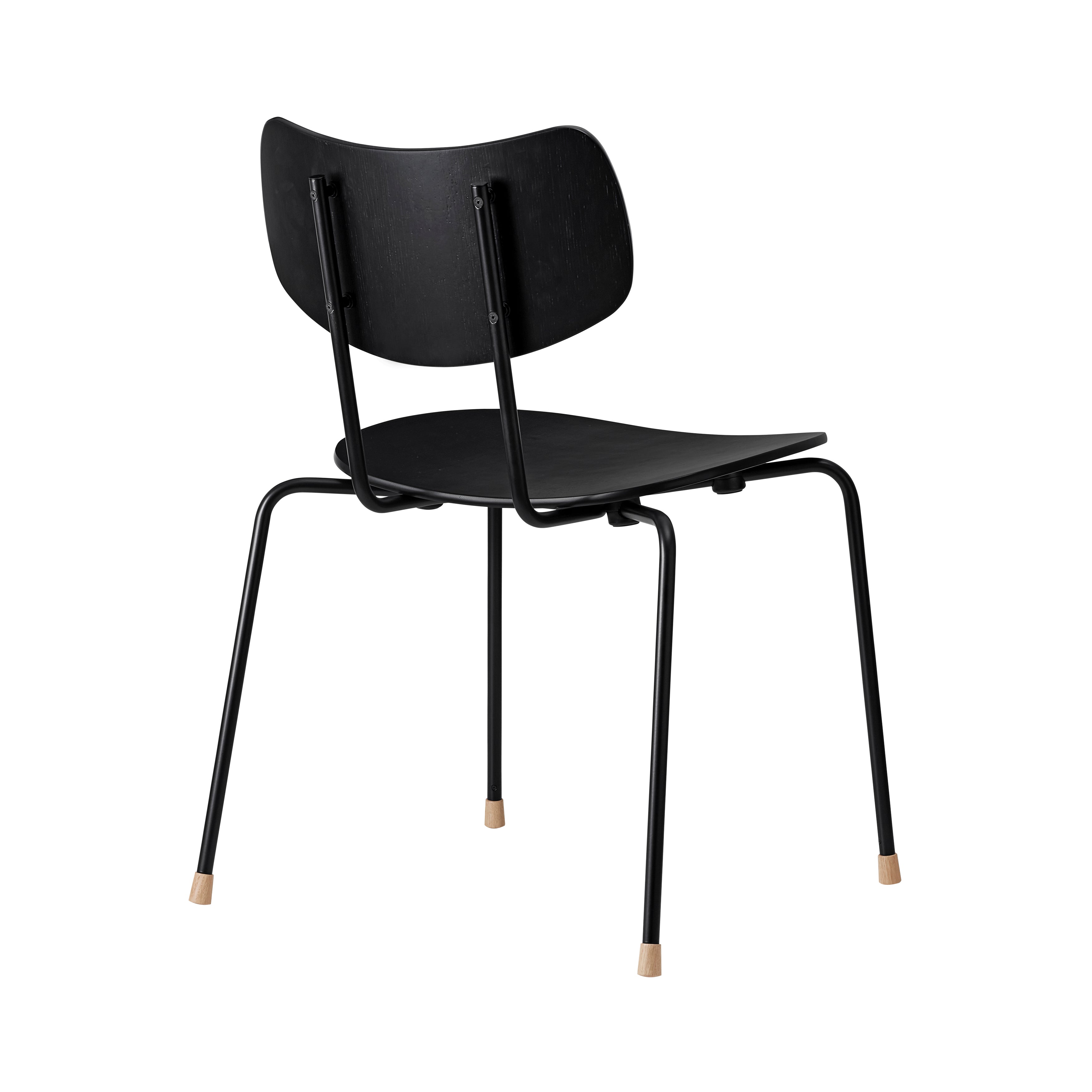 VLA26T Vega Chair: Black Oak