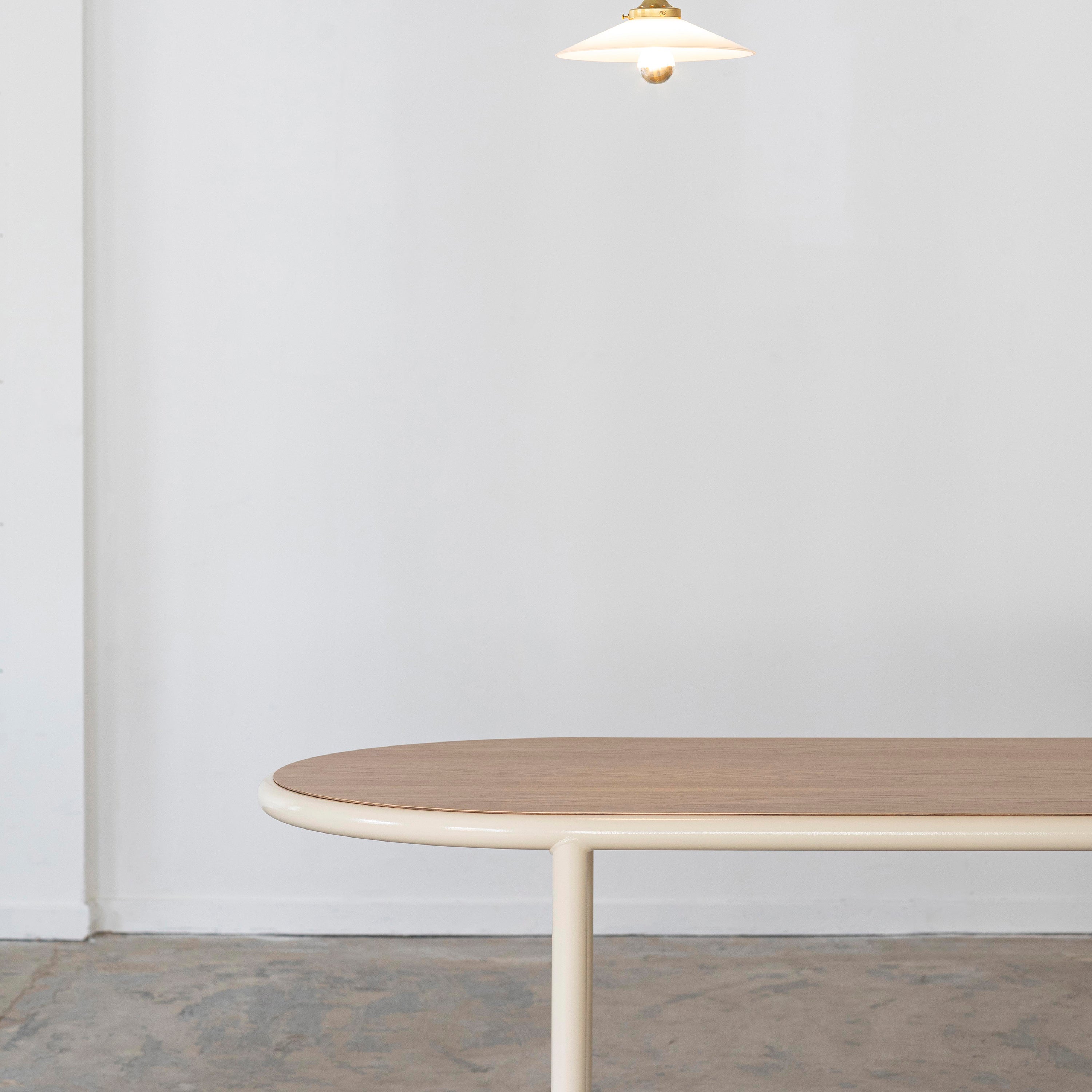 Wooden Table: Oval