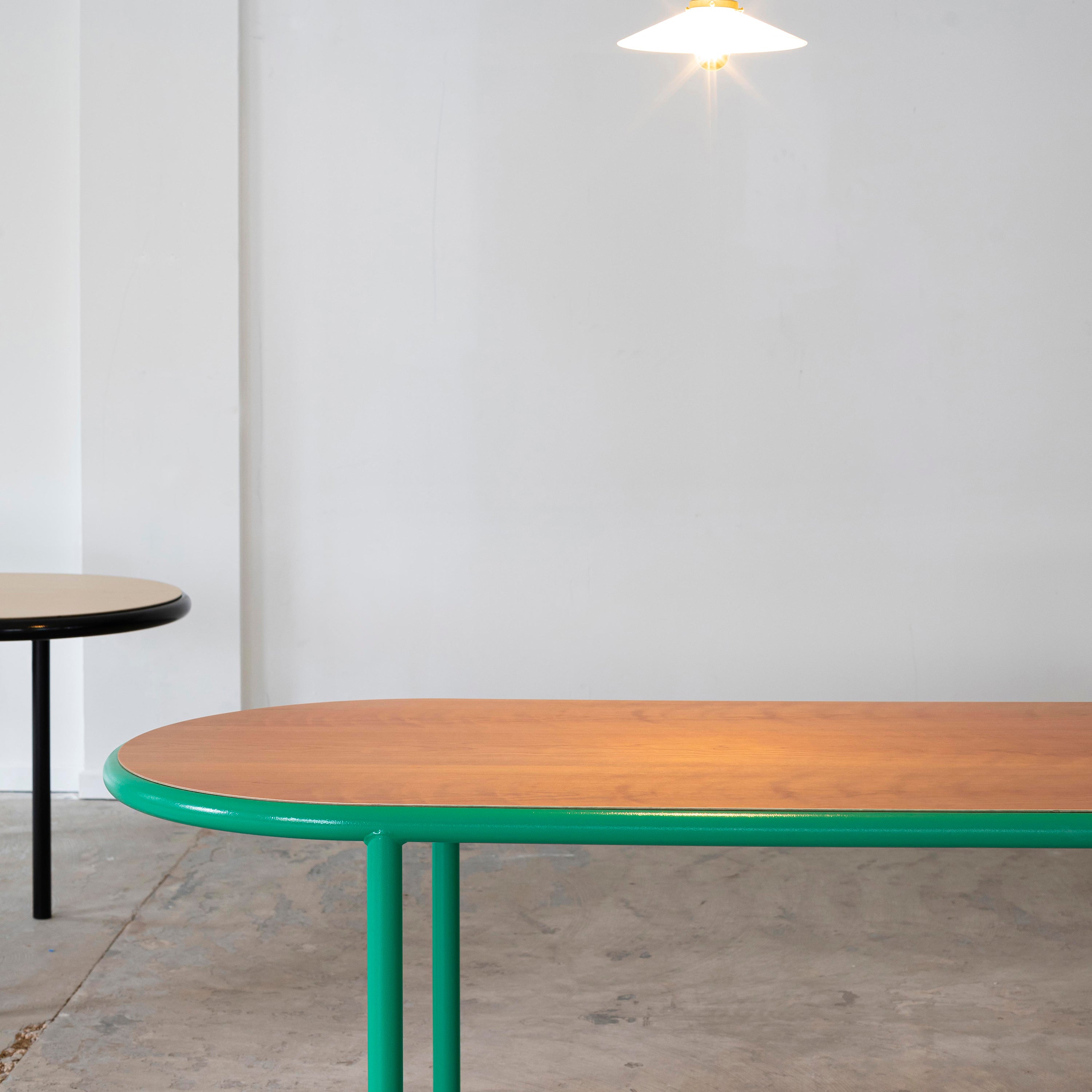 Wooden Table: Oval