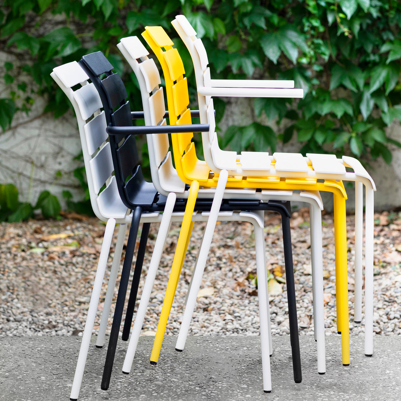 Aligned Outdoor Stacking Chair