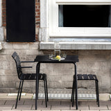Aligned Outdoor Dining Table