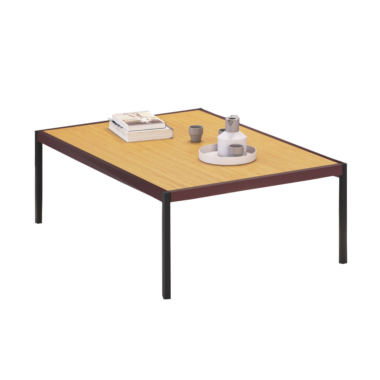 Grid Low Table: Larch veneer