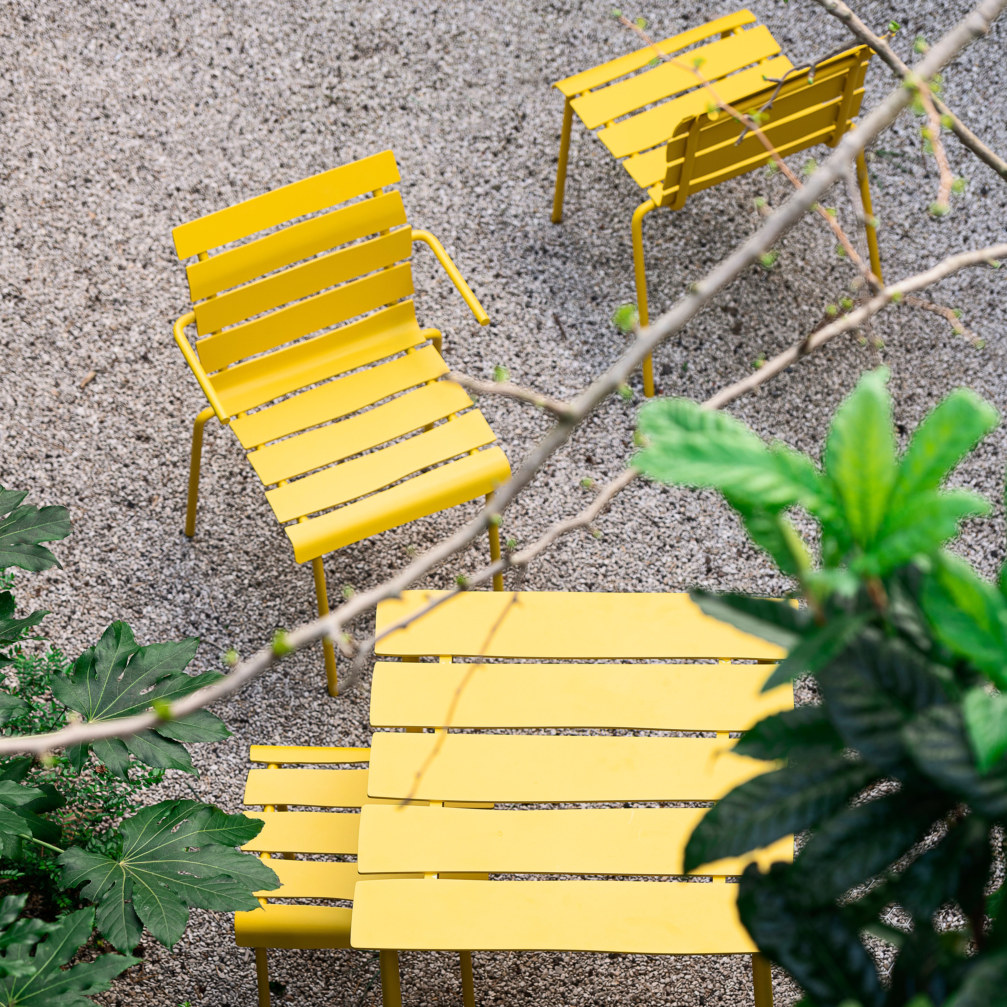 Aligned Outdoor Stacking Chair