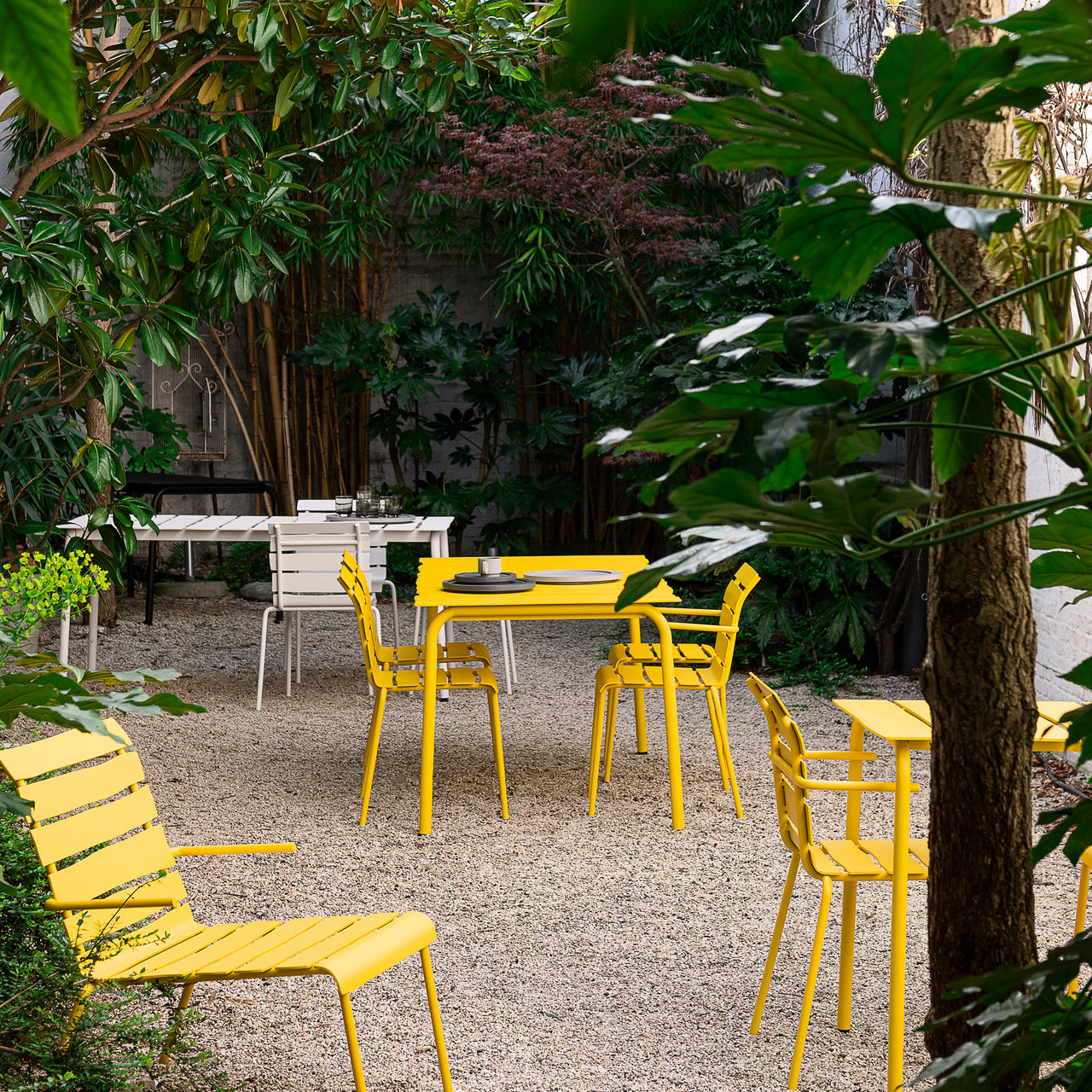 Aligned Outdoor Stacking Chair