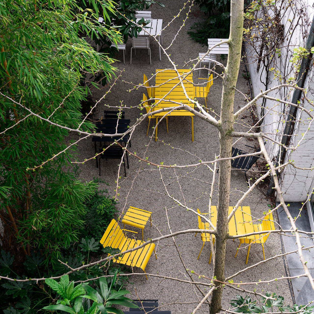 Aligned Outdoor Stacking Chair